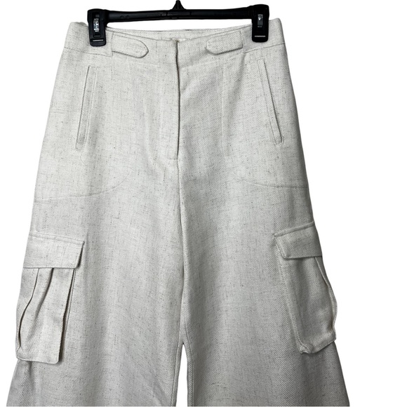 Ronny Kobo Bernee Cargo Wide Leg Pant in Stone Size S NWT - Picture 5 of 10